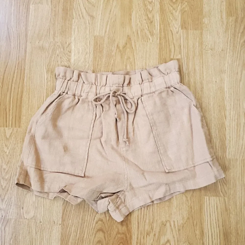 Blank NYC Paperbag Drawstring Shorts sz Sm
